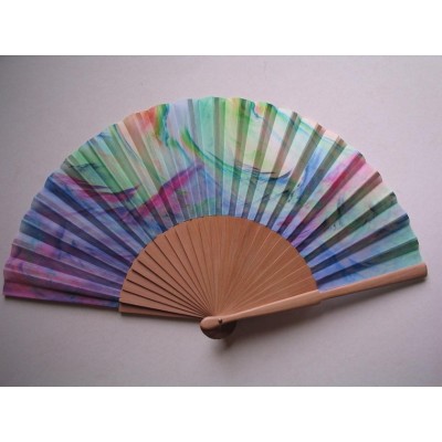 Hand fan 29 agua